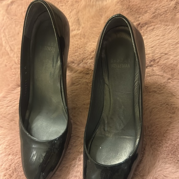 Stuart Weitzman platform patent leather heels 8M shoes - Picture 4 of 9